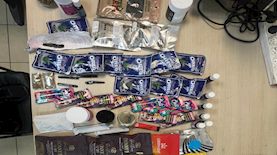 תפיסת סמים, צילום: דוברות משטרת ישראל